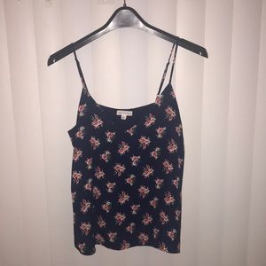 Socialite Floral Tank Top, Size Medium